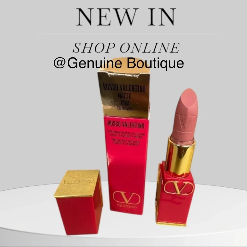 Valentino Rosso Matte Lipstick - Shade Living Nude